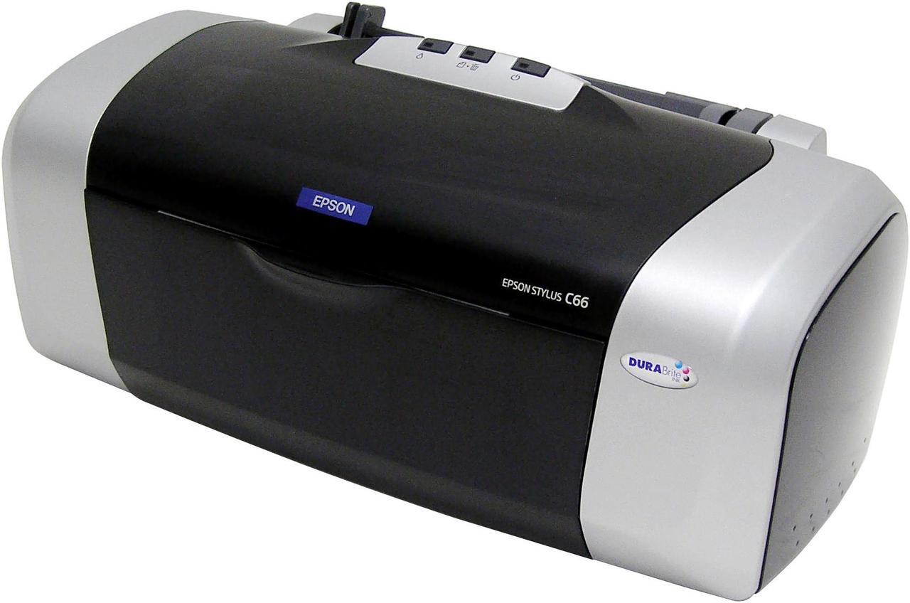 Alt view image 2 of 7 - EPSON Stylus C66 C11C573071 17 ppm Black Print Speed 5760 x 1440 dpi Color Print Quality USB InkJet Personal Color Printer