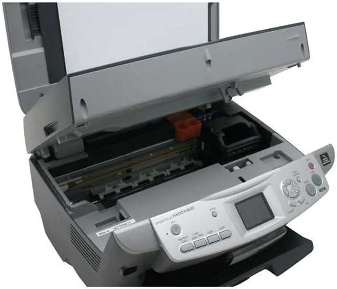 Alt view image 4 of 12 - EPSON Stylus Photo RX620 C11C586001 17 ppm Black Print Speed Up to 5760 x 1440dpi Color Print Quality USB InkJet MFC / All-In-One Color Printer