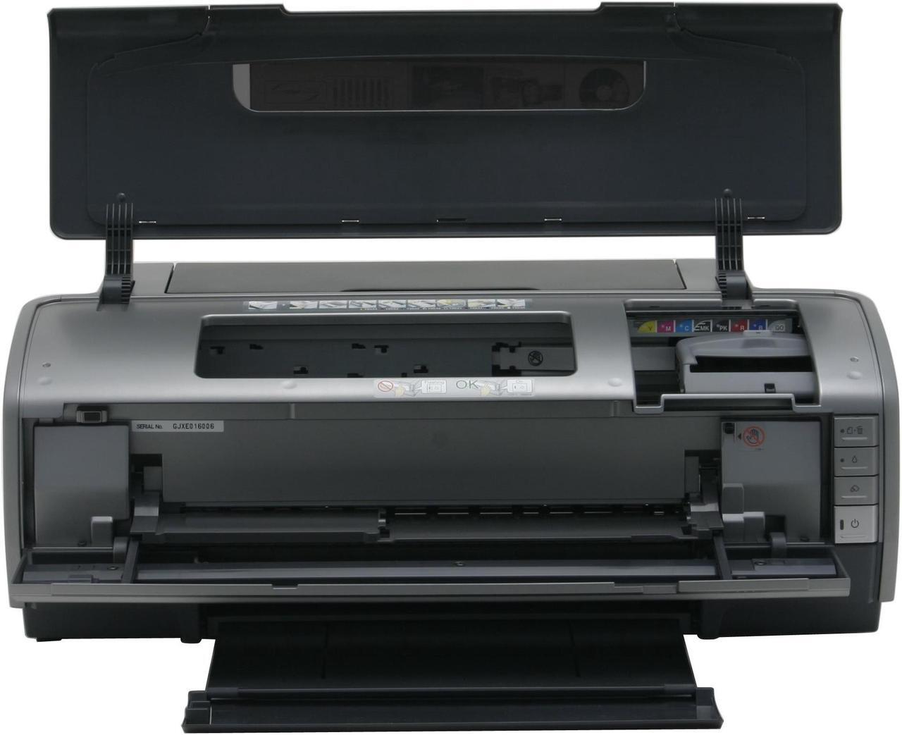 Alt view image 4 of 16 - EPSON Stylus Photo R1800 C11C589011 5760 x 1440 optimized dpi Color Print Quality USB InkJet Photo Color Printer