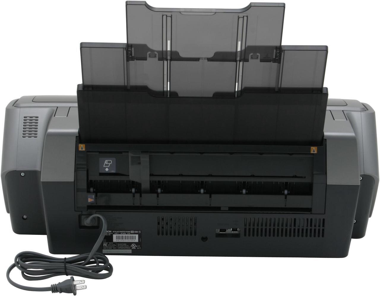 Alt view image 11 of 16 - EPSON Stylus Photo R1800 C11C589011 5760 x 1440 optimized dpi Color Print Quality USB InkJet Photo Color Printer