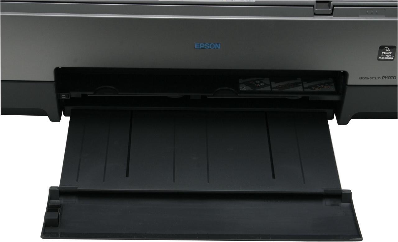 Alt view image 12 of 16 - EPSON Stylus Photo R1800 C11C589011 5760 x 1440 optimized dpi Color Print Quality USB InkJet Photo Color Printer