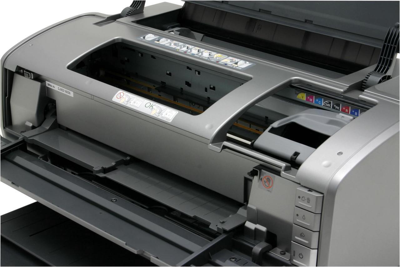 Alt view image 13 of 16 - EPSON Stylus Photo R1800 C11C589011 5760 x 1440 optimized dpi Color Print Quality USB InkJet Photo Color Printer
