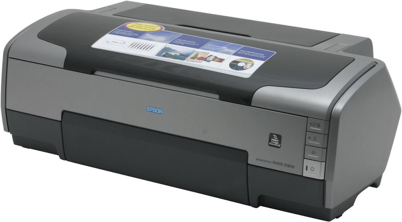 Main image of EPSON Stylus Photo R1800 C11C589011 5760 x 1440 optimized dpi Color Print Quality USB InkJet Photo Color Printer