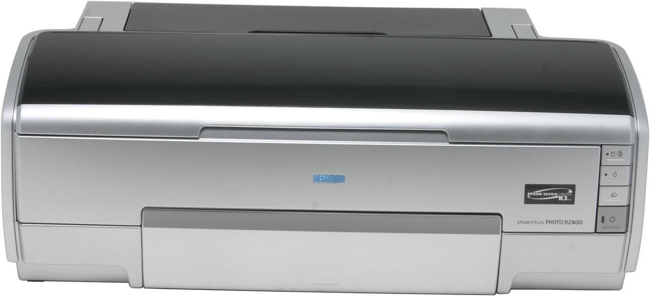 Alt view image 3 of 12 - EPSON Stylus Photo R2400 C11C603011 5760 x 1440 dpi Color Print Quality USB InkJet Personal Color Printer