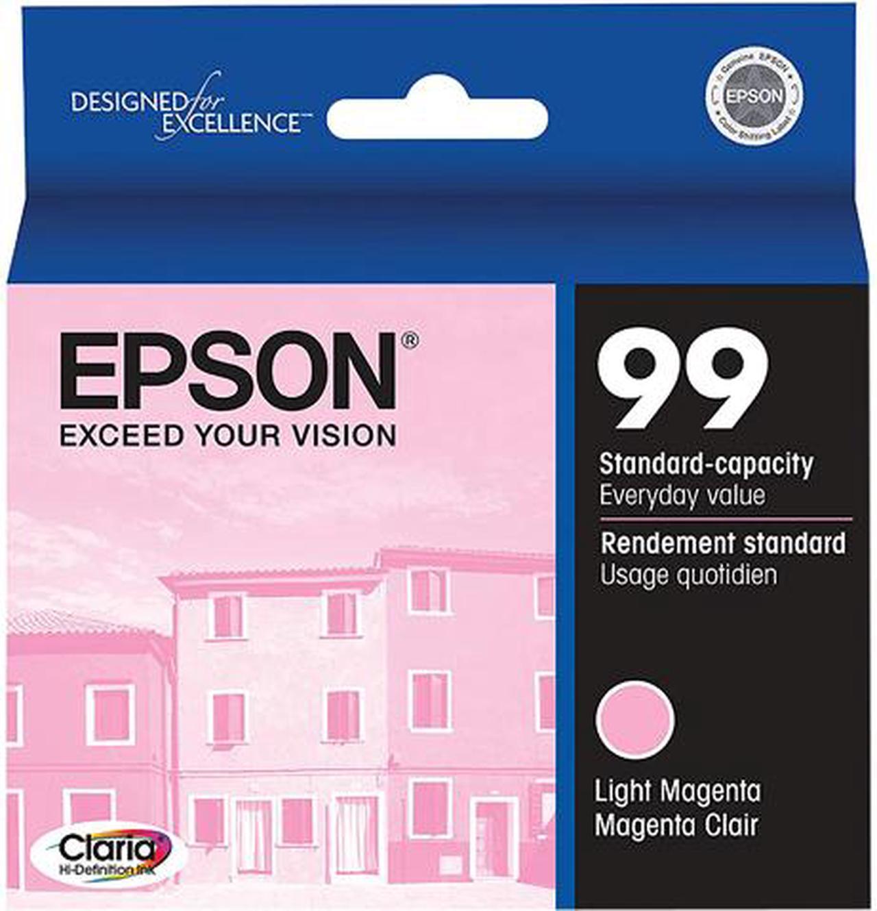 EPSON® 99 T099620 Claria Hi-Definition Ink Cartridge; Light Magenta