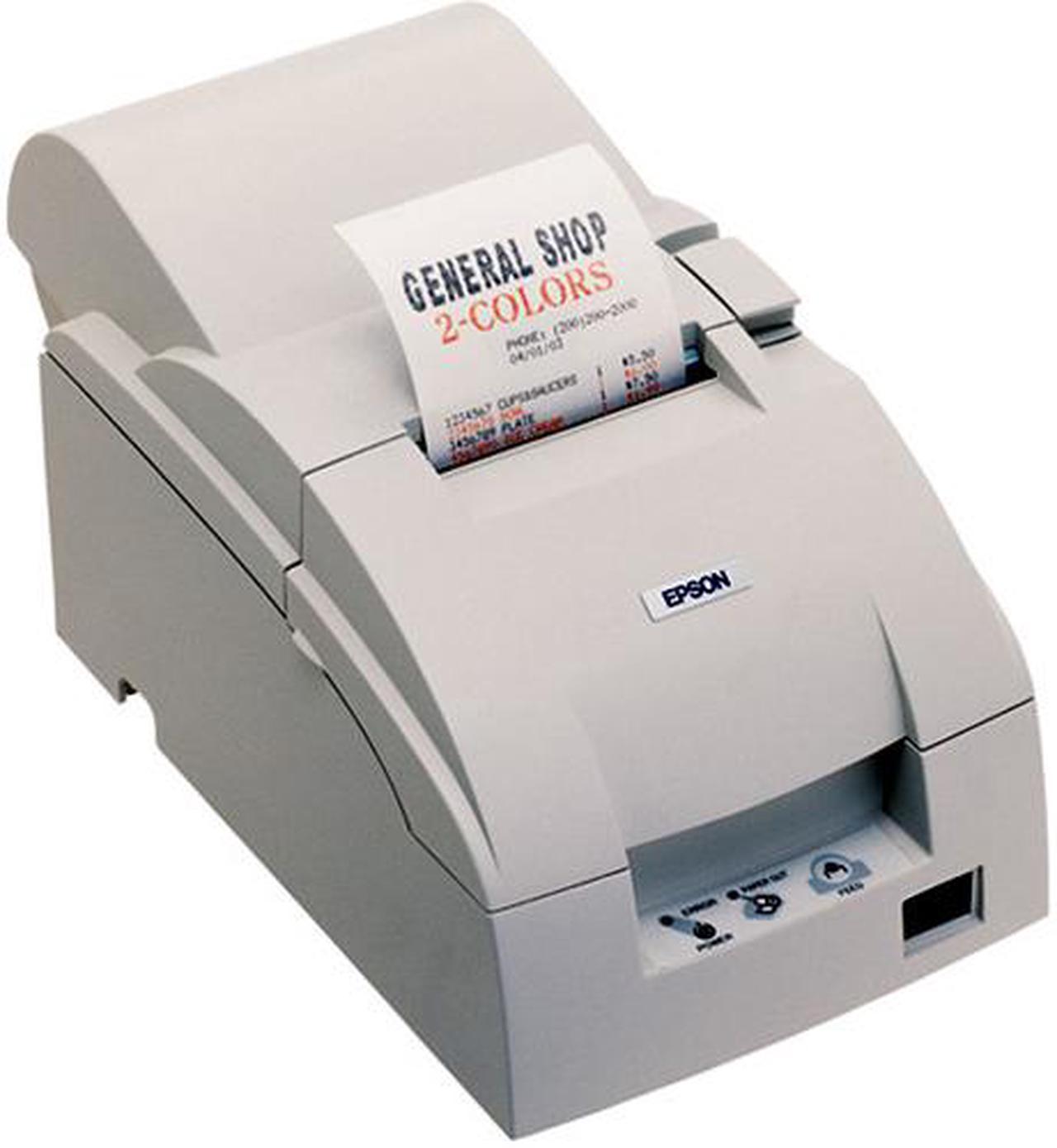 Epson TM-U220D Impact Dot Matrix Color Receipt Printer – Cool White - C31C515603