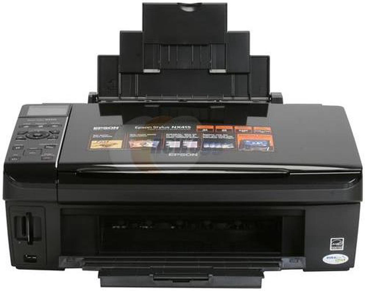 Alt view image 2 of 9 - EPSON Stylus NX415 C11CA44231 Up to 34 ppm Black Print Speed 5760 x 1440 dpi Color Print Quality USB InkJet MFC / All-In-One Color Printer