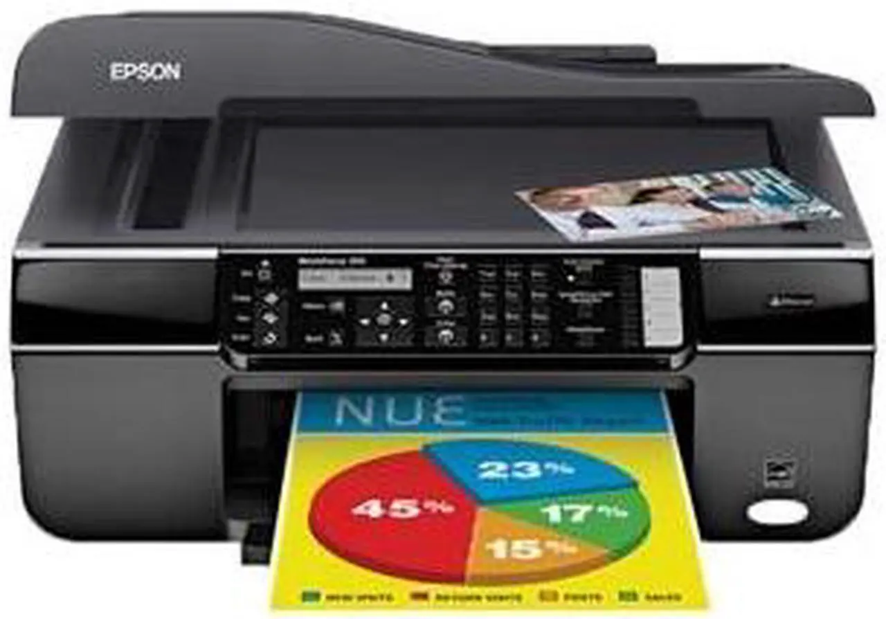 Main image of EPSON WorkForce 310 C11CA49201 Up to 36 ppm Black Print Speed 5760 x 1440 dpi Color Print Quality Ethernet (RJ-45) / USB InkJet MFC / All-In-One Color Printer