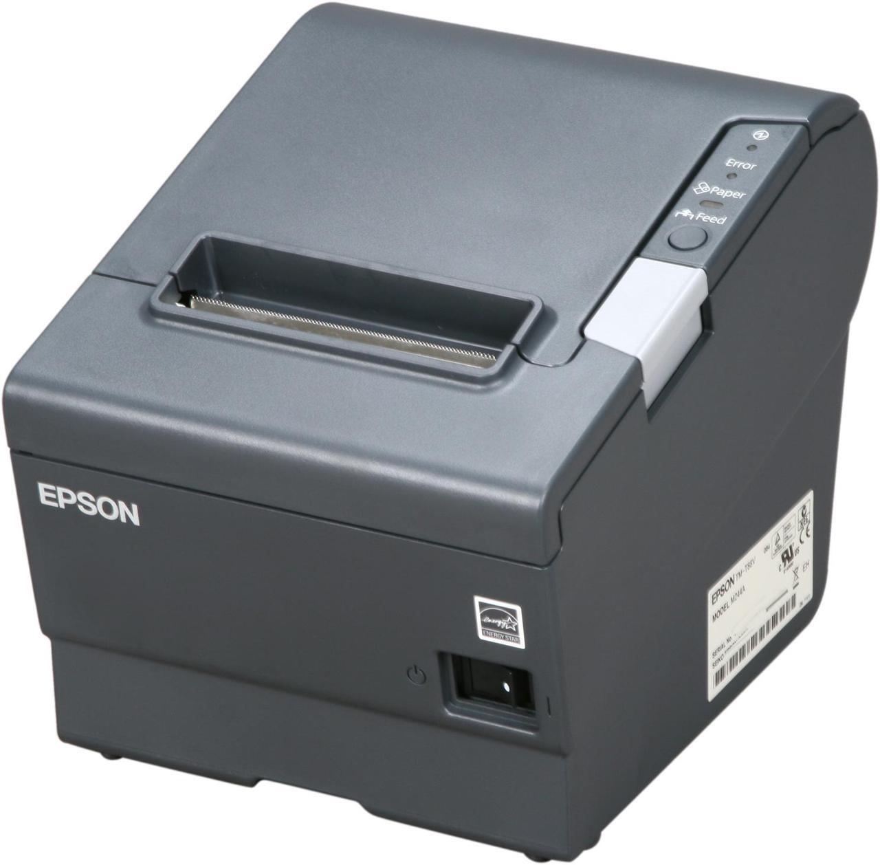 Main image of Epson TM-T88V 3" Single-station Thermal Receipt Printer, USB, Serial, Dark Gray - C31CA85084