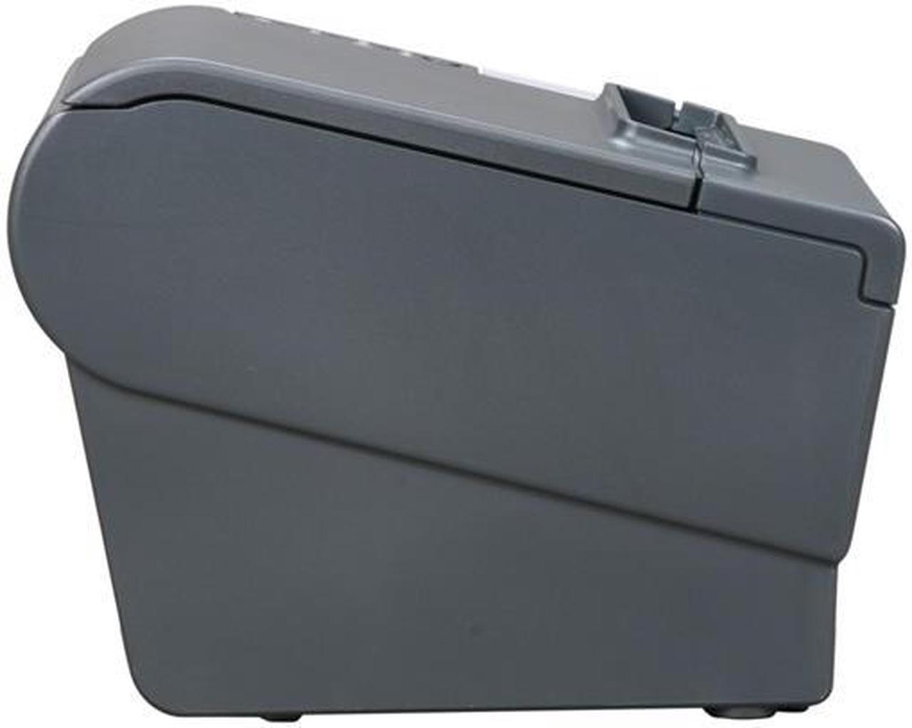 Alt view image 6 of 8 - Epson TM-T88V 3" Single-station Thermal Receipt Printer, USB, Serial, Dark Gray - C31CA85084