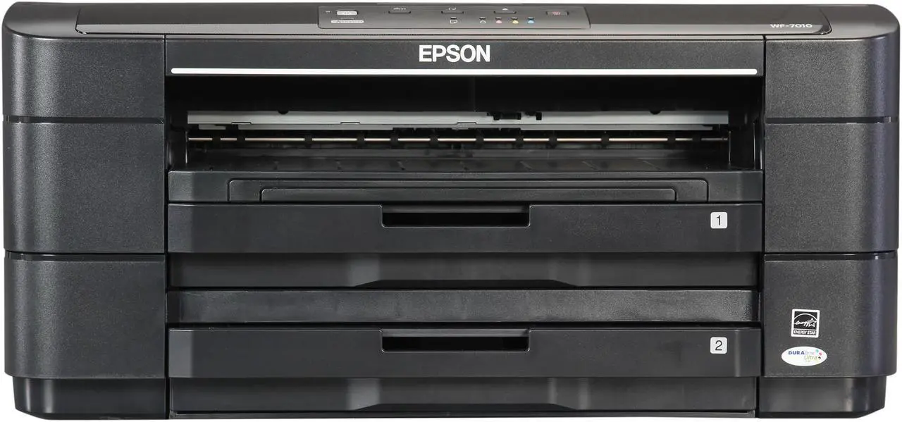 Alt view image 2 of 9 - EPSON WorkForce WF-7010 15 ISO ppm Black Print Speed 5760 x 1440 dpi Color Print Quality Ethernet (RJ-45) / USB InkJet Large Format Color Printer