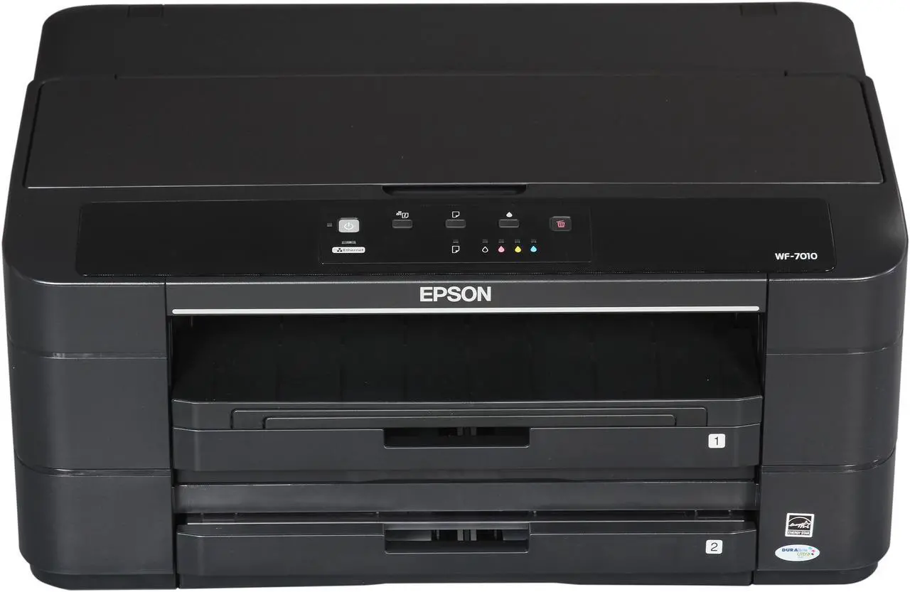 Alt view image 3 of 9 - EPSON WorkForce WF-7010 15 ISO ppm Black Print Speed 5760 x 1440 dpi Color Print Quality Ethernet (RJ-45) / USB InkJet Large Format Color Printer
