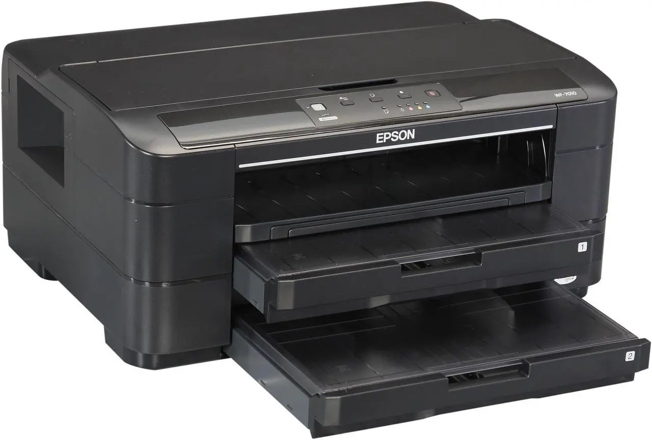 Alt view image 8 of 9 - EPSON WorkForce WF-7010 15 ISO ppm Black Print Speed 5760 x 1440 dpi Color Print Quality Ethernet (RJ-45) / USB InkJet Large Format Color Printer
