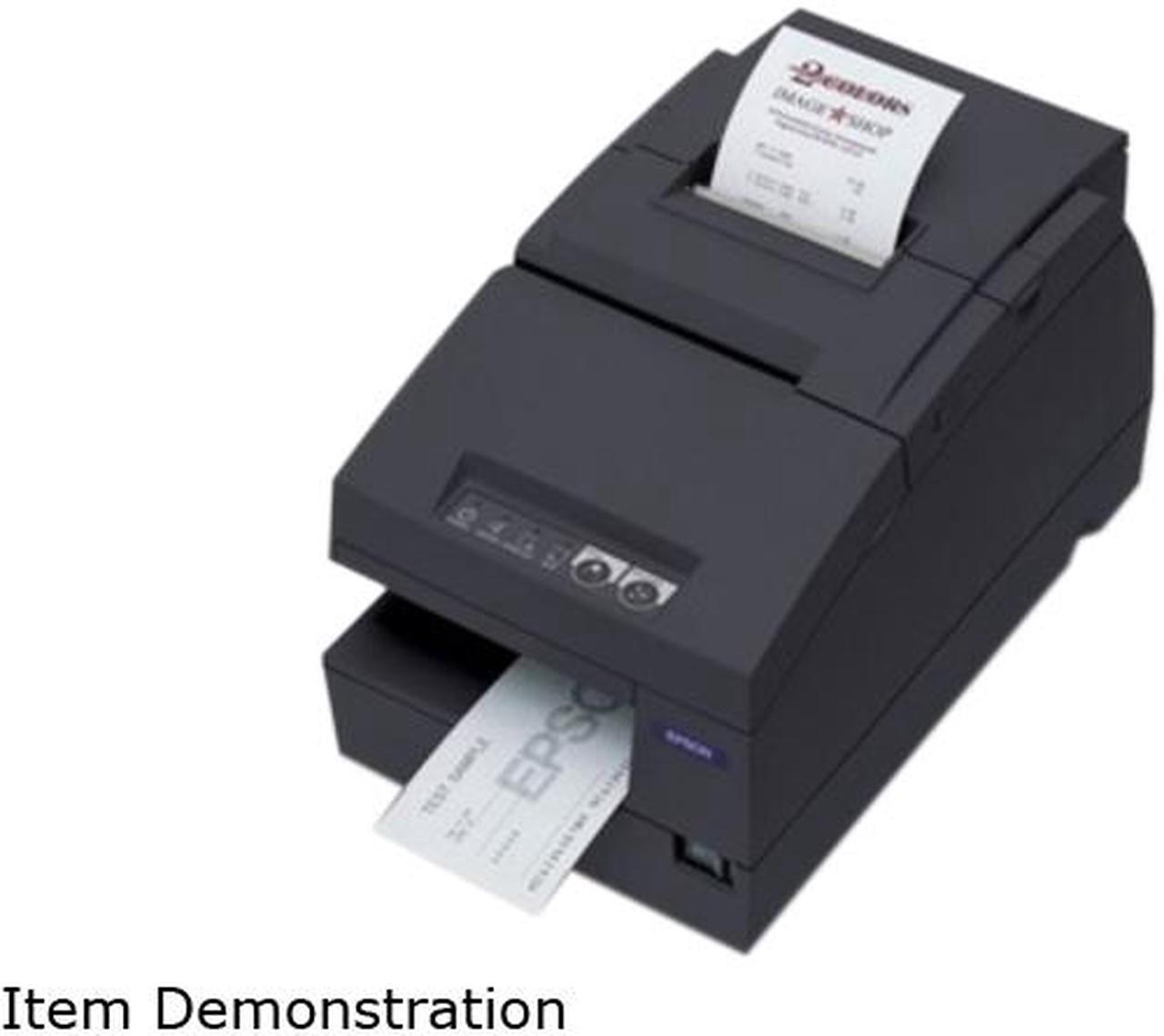 Epson TM-U675 Multifunction Impact Printer without MICR + Auto Cutter – Dark Gray C31C283A8771