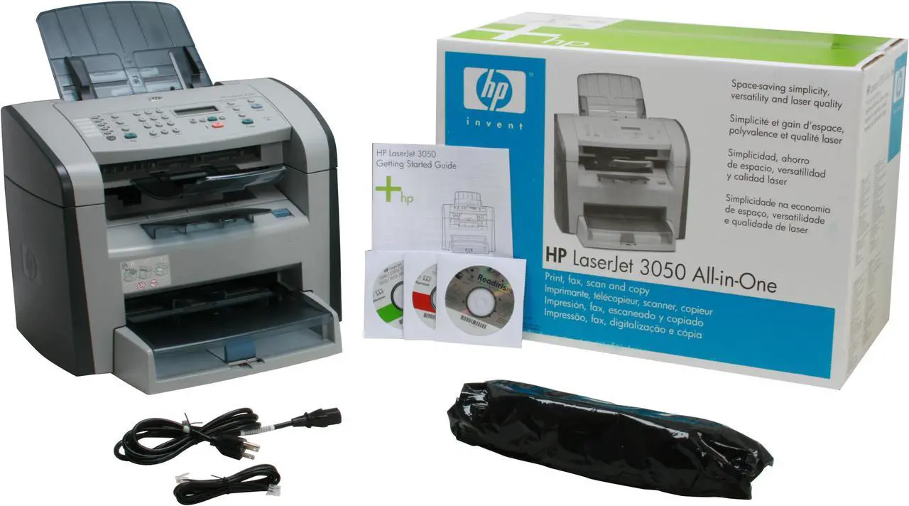 Alt view image 2 of 2 - HP LaserJet 3050 MFC / All-In-One Up to 19 ppm Monochrome RJ-11 / USB Laser Printer