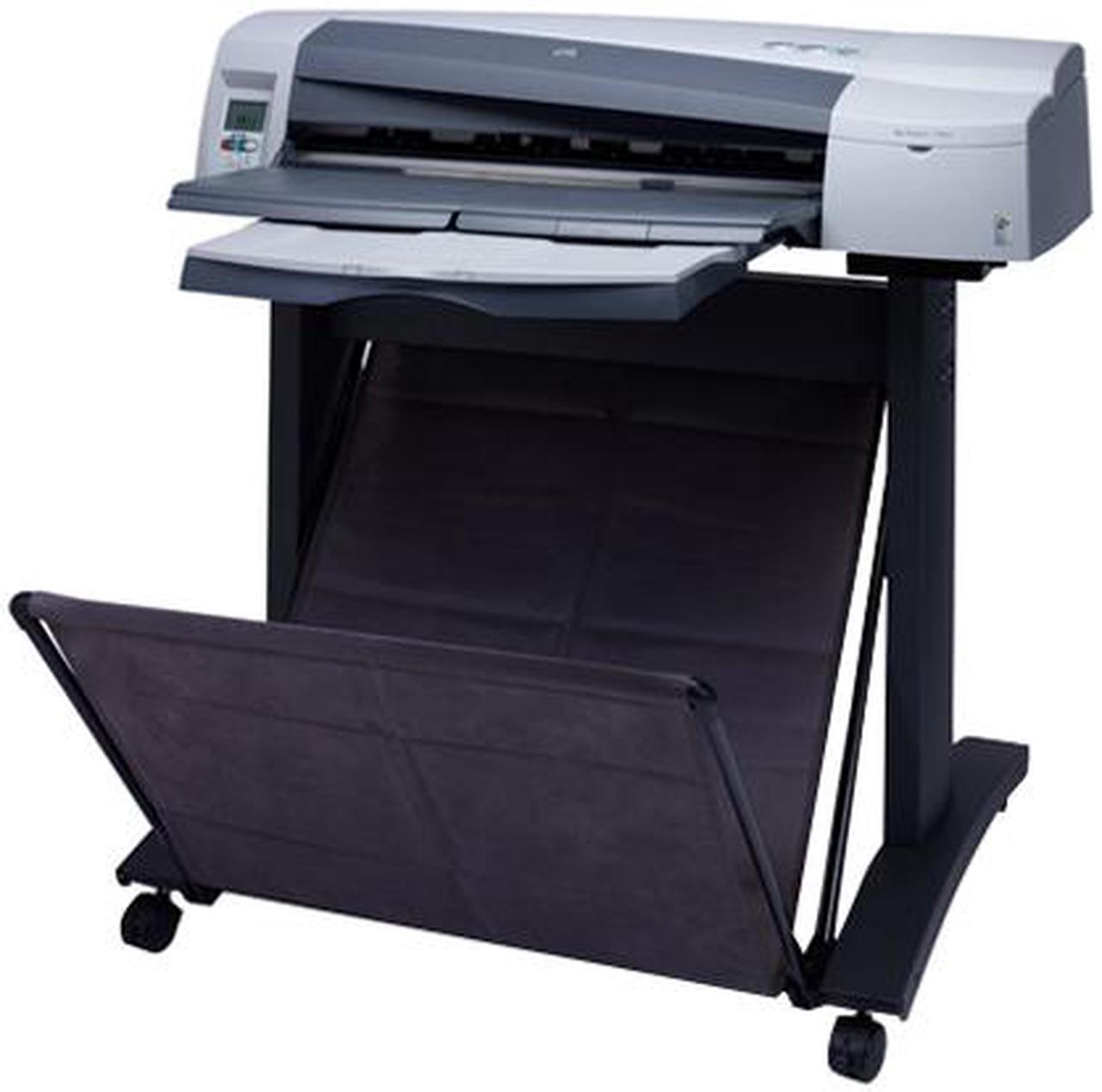 Alt view image 7 of 7 - HP Designjet 110plus up to 4 min/page Black Print Speed 1200 x 600 dpi Color Print Quality Ethernet (RJ-45) / LPT / USB InkJet Large Format Color Printer