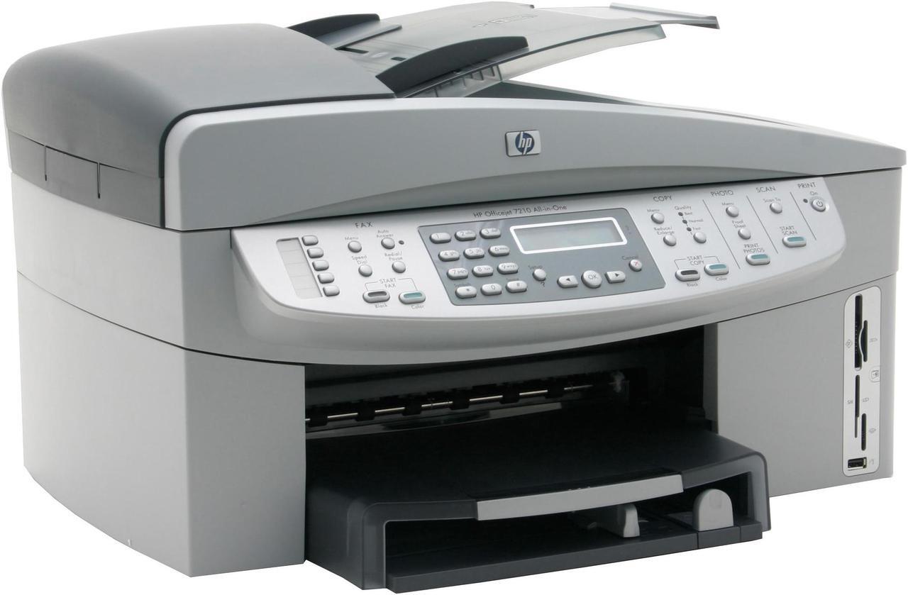 Main image of HP Officejet 7210 Up to 30 ppm Black Print Speed Up to 4800 x 1200-optimized dpi Color Print Quality Ethernet (RJ-45) / USB InkJet MFC / All-In-One Color Printer