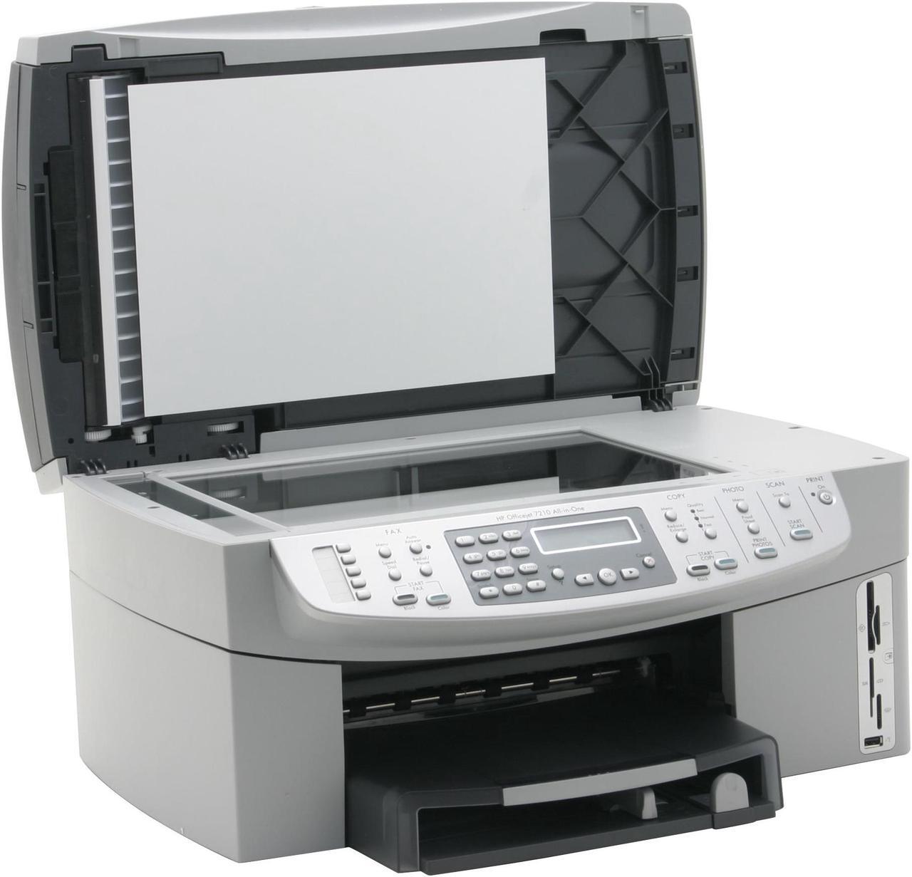 Alt view image 2 of 9 - HP Officejet 7210 Up to 30 ppm Black Print Speed Up to 4800 x 1200-optimized dpi Color Print Quality Ethernet (RJ-45) / USB InkJet MFC / All-In-One Color Printer