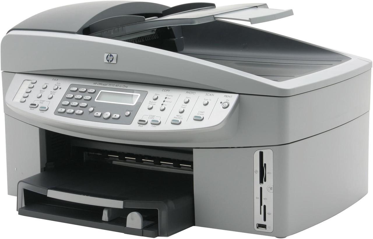 Alt view image 4 of 9 - HP Officejet 7210 Up to 30 ppm Black Print Speed Up to 4800 x 1200-optimized dpi Color Print Quality Ethernet (RJ-45) / USB InkJet MFC / All-In-One Color Printer