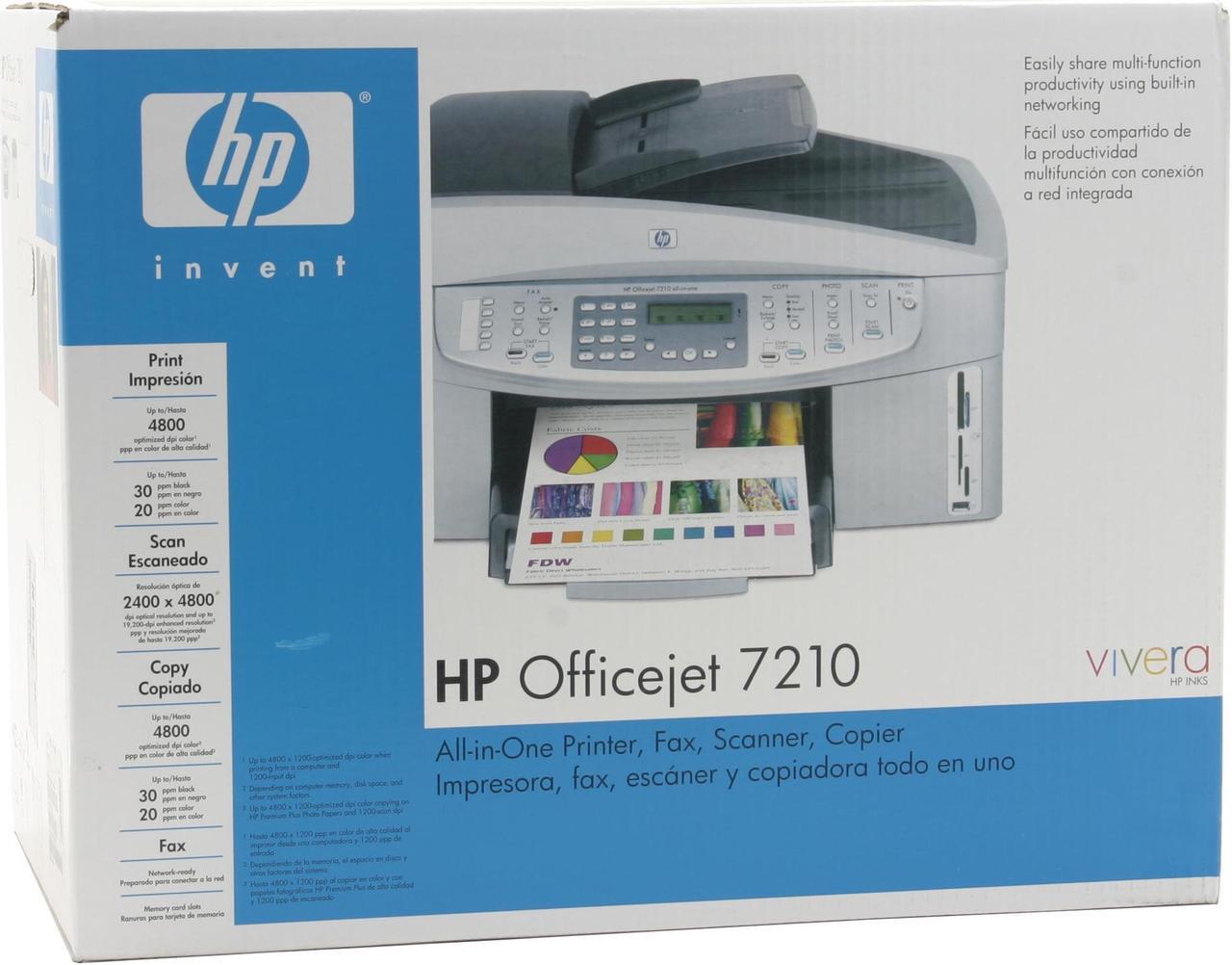Alt view image 9 of 9 - HP Officejet 7210 Up to 30 ppm Black Print Speed Up to 4800 x 1200-optimized dpi Color Print Quality Ethernet (RJ-45) / USB InkJet MFC / All-In-One Color Printer