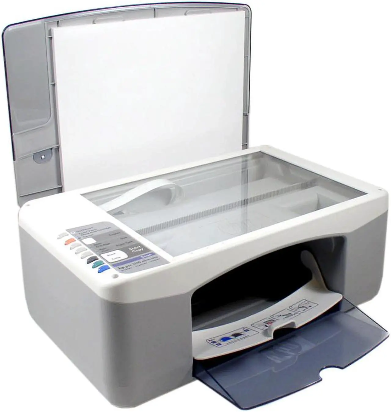 Alt view image 3 of 7 - HP PSC 1210 (Q1662A) Up to 12 ppm Black Print Speed 1200 x 1200 dpi (up to 4800 x 1200 optimized dpi when printing from a computer on premium photo papers using 1200 x 1200-input dpi) Color Print Quality USB InkJet MFC / All-In-One Color Pr
