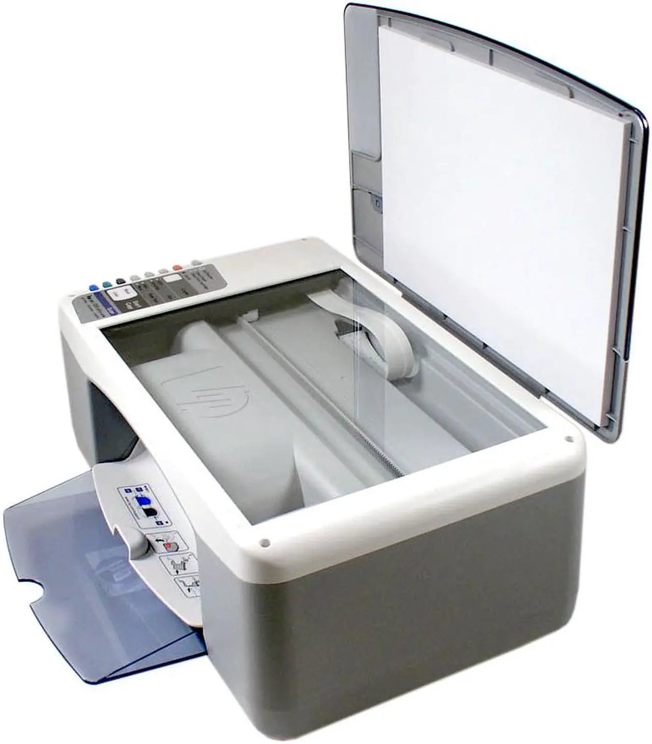 Alt view image 5 of 7 - HP PSC 1210 (Q1662A) Up to 12 ppm Black Print Speed 1200 x 1200 dpi (up to 4800 x 1200 optimized dpi when printing from a computer on premium photo papers using 1200 x 1200-input dpi) Color Print Quality USB InkJet MFC / All-In-One Color Pr