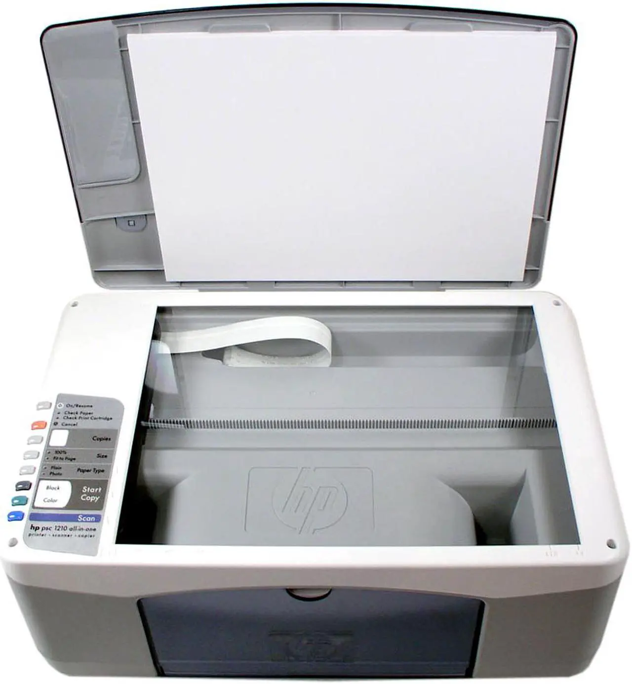 Alt view image 4 of 7 - HP PSC 1210 (Q1662A) Up to 12 ppm Black Print Speed 1200 x 1200 dpi (up to 4800 x 1200 optimized dpi when printing from a computer on premium photo papers using 1200 x 1200-input dpi) Color Print Quality USB InkJet MFC / All-In-One Color Pr