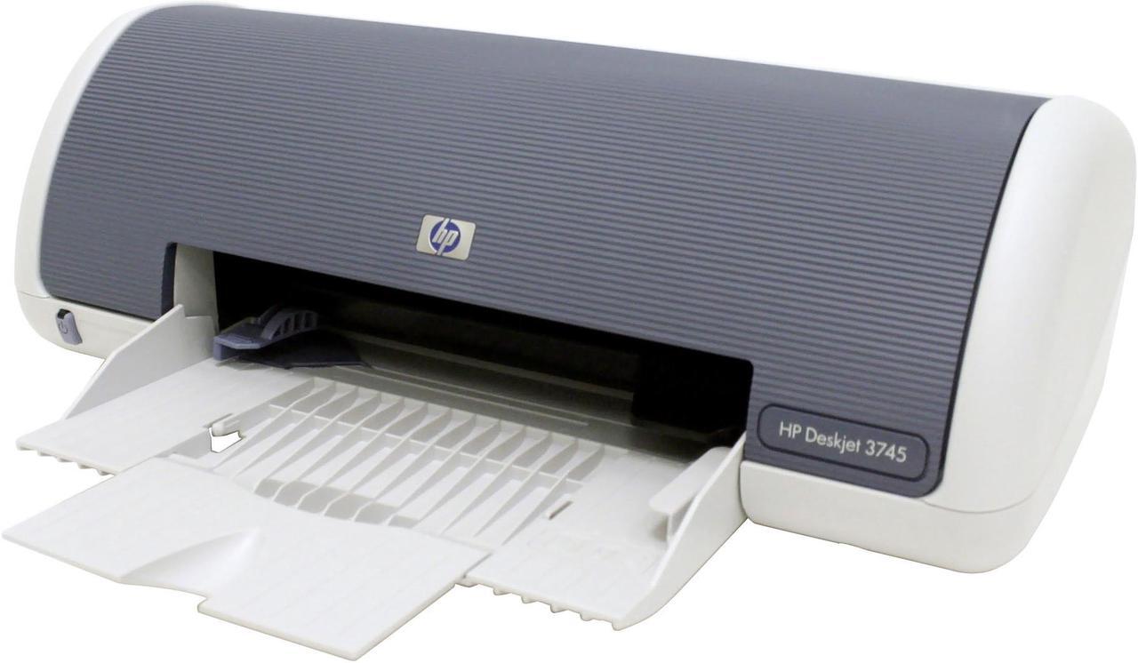 Alt view image 4 of 10 - HP Deskjet 3745 C9025A Up to 14 ppm Black Print Speed 4800 x 1200 dpi Color Print Quality USB InkJet Personal Color Printer