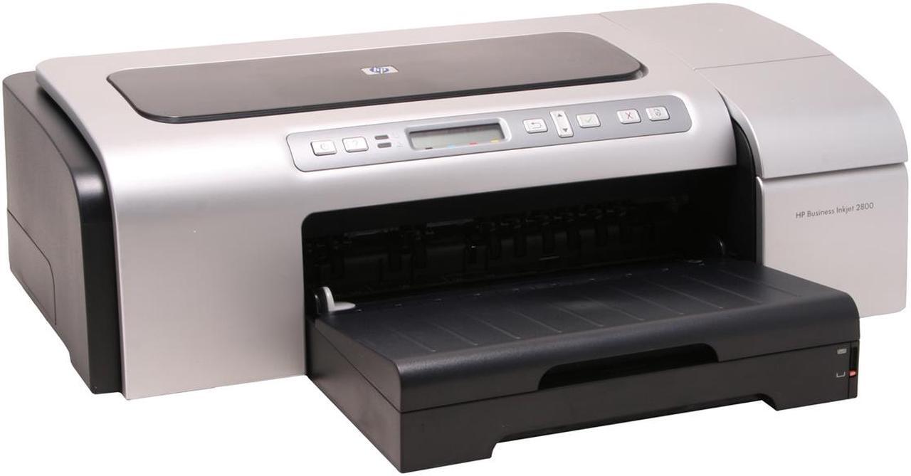 Main image of HP Business Inkjet 2800 C8174A Up to 24 ppm Black Print Speed 4800 x 1200 dpi Color Print Quality LPT / USB InkJet Personal Color Printer