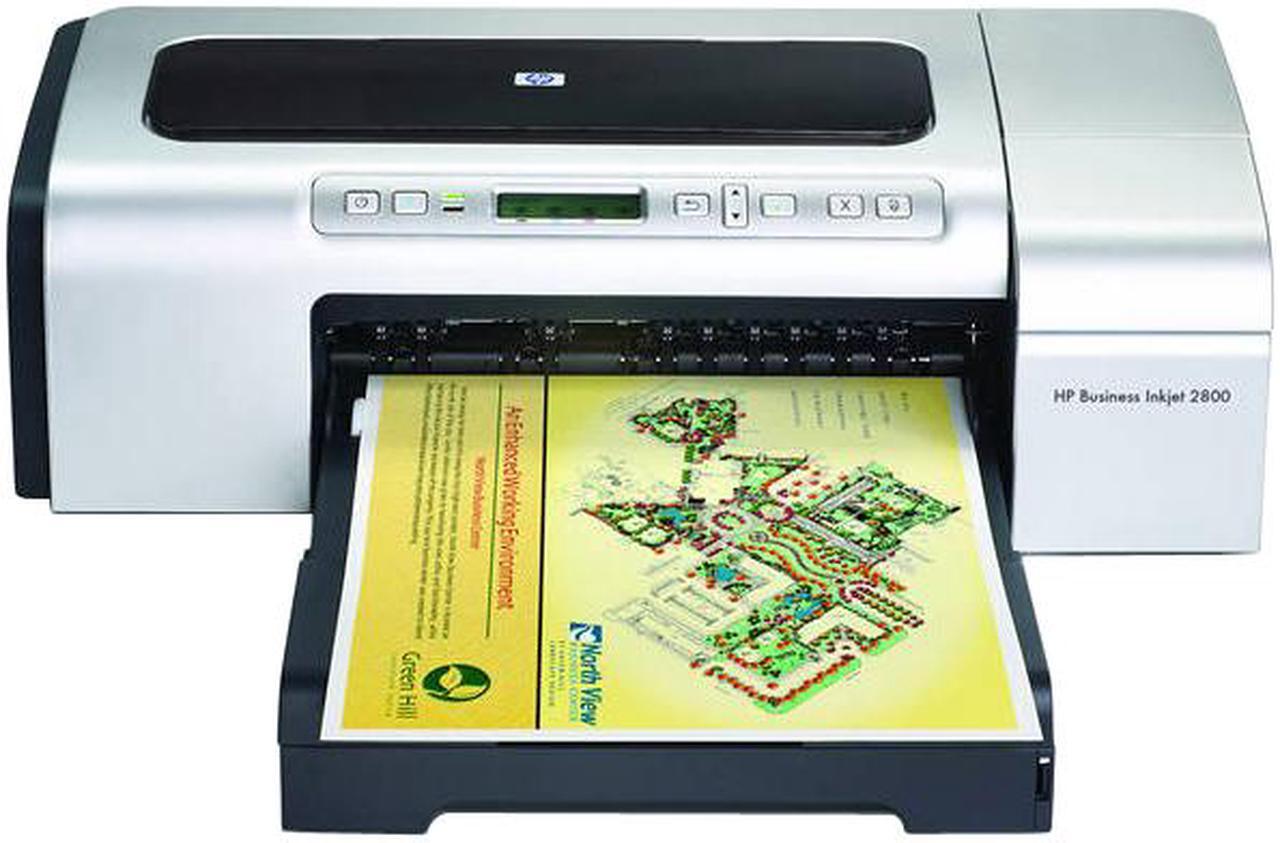 Alt view image 11 of 11 - HP Business Inkjet 2800 C8174A Up to 24 ppm Black Print Speed 4800 x 1200 dpi Color Print Quality LPT / USB InkJet Personal Color Printer
