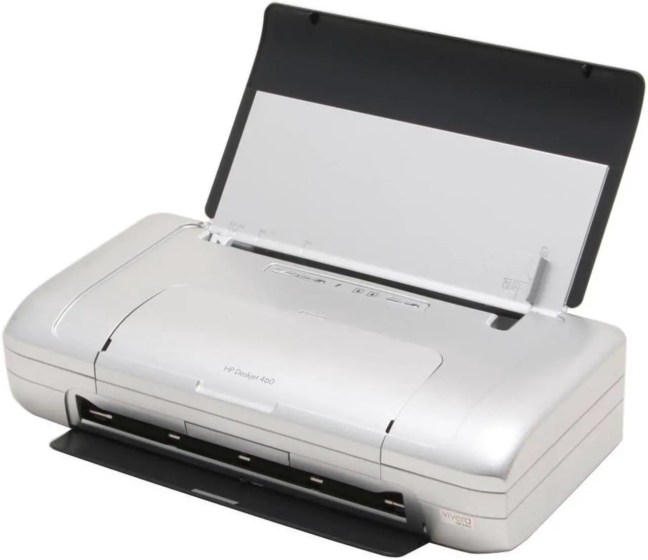 Alt view image 2 of 12 - HP Deskjet 460C C8150A Up to 17 ppm Black Print Speed Up to 4800 optimized dpi color and 1200 input dpi Color Print Quality USB Thermal Inkjet Mobile Color Printer