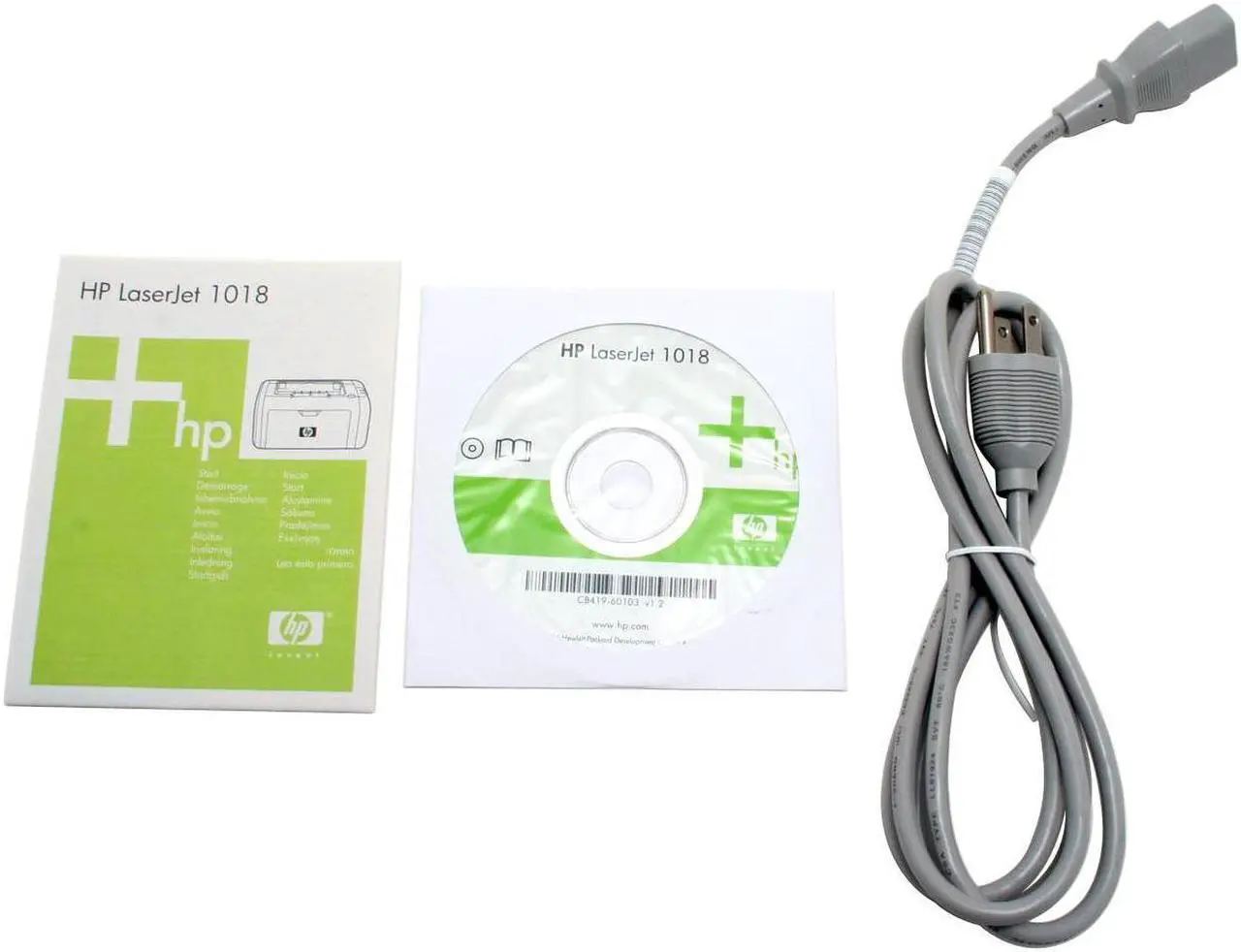 Alt view image 10 of 11 - HP LaserJet 1018 CB419A Personal Up to 12 ppm Monochrome USB Laser Printer