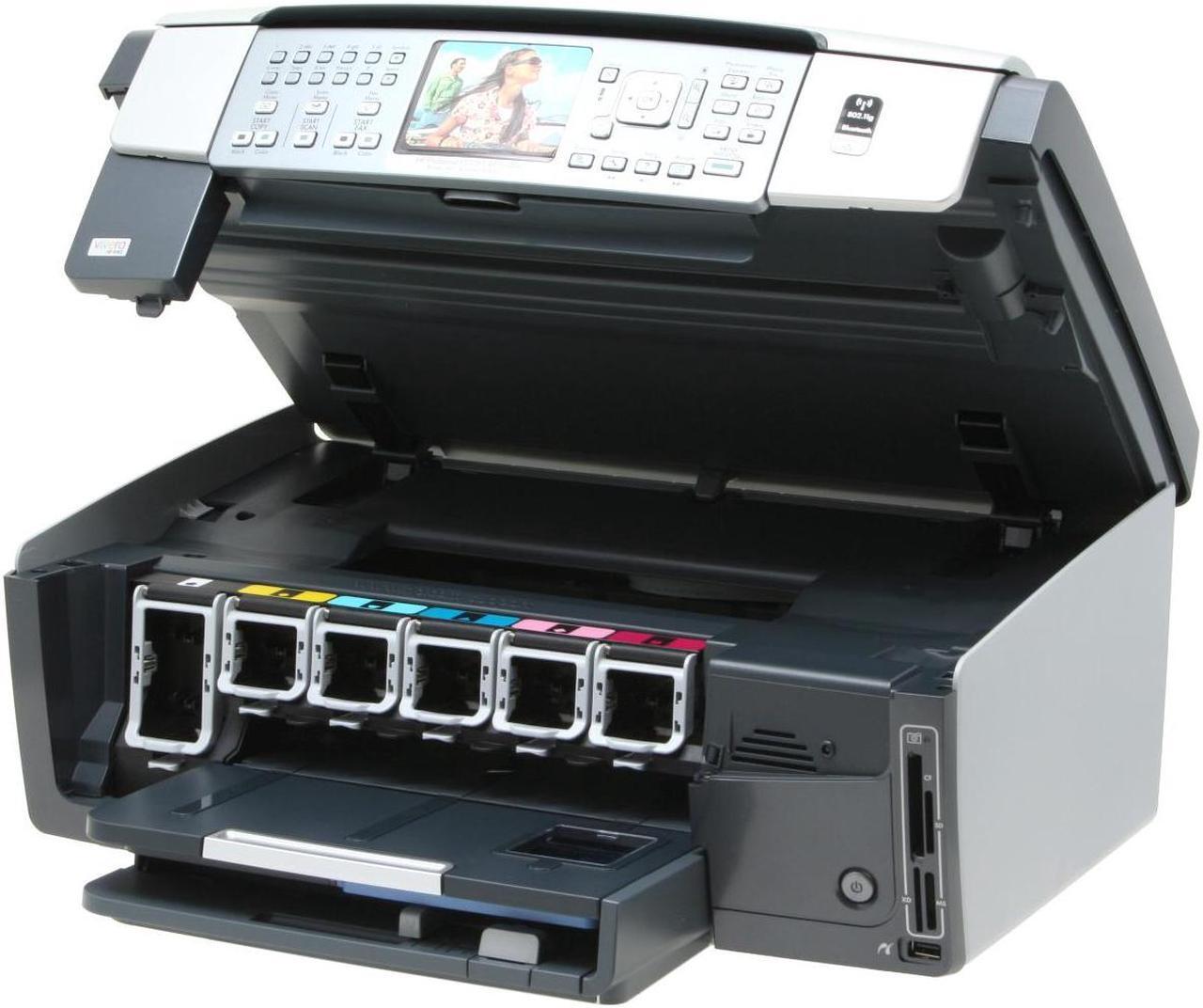 Alt view image 10 of 15 - HP Photosmart C7180 Q8200A Up to 32 ppm Black Print Speed Up to 4800 x 1200 optimized dpi color (when printing from a computer and 1200 input dpi) Color Print Quality Ethernet (RJ-45) / USB / Wi-Fi InkJet MFC / All-In-One Color Printer