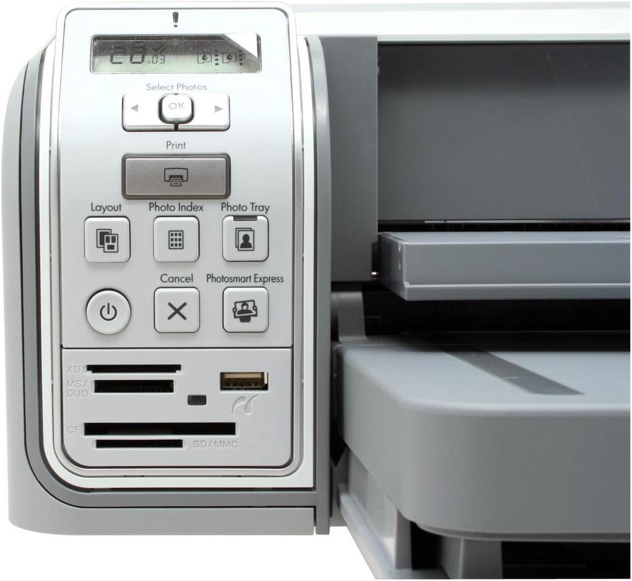 Alt view image 7 of 13 - HP Photosmart D5160 Q7091 Up to 31 ppm Black Print Speed Up to 4800 x 1200 dpi Color Print Quality USB InkJet Personal Color Printer