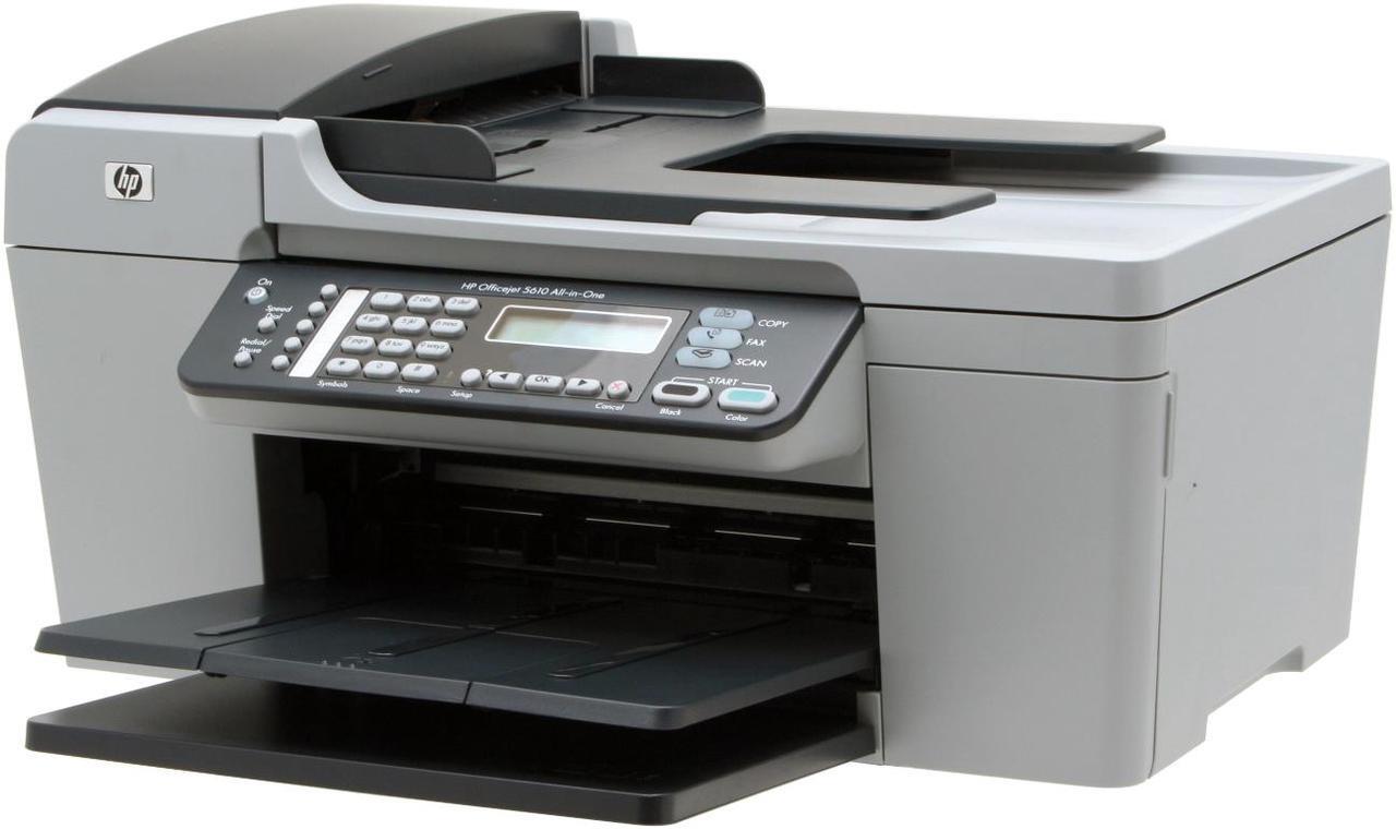 Alt view image 2 of 12 - HP Officejet 5610 Q7311A Up to 20 ppm Black Print Speed Up to 4800 x 1200 dpi Color Print Quality USB InkJet MFC / All-In-One Color Printer