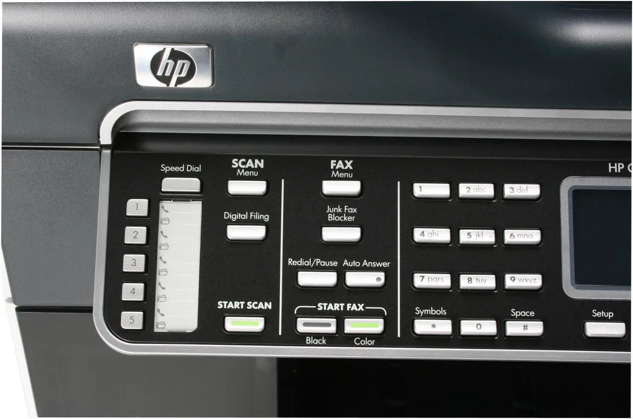 Alt view image 4 of 19 - HP Officejet Pro L7680 C8189A Up to 35 ppm Black Print Speed Ethernet (RJ-45) / USB InkJet MFC / All-In-One Color Printer