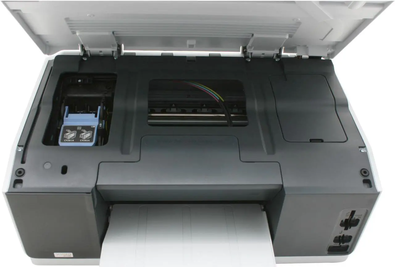 Alt view image 13 of 20 - HP Officejet Pro L7580 C8187A Up to 35 ppm Black Print Speed 4800 x 1200 dpi Color Print Quality Ethernet (RJ-45) / USB InkJet MFC / All-In-One Color Printer
