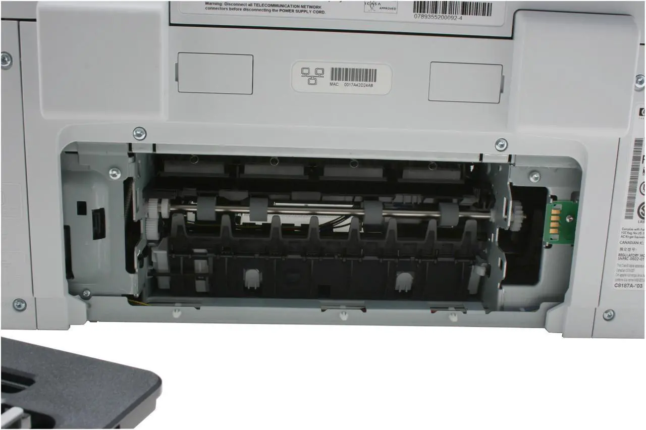 Alt view image 15 of 20 - HP Officejet Pro L7580 C8187A Up to 35 ppm Black Print Speed 4800 x 1200 dpi Color Print Quality Ethernet (RJ-45) / USB InkJet MFC / All-In-One Color Printer