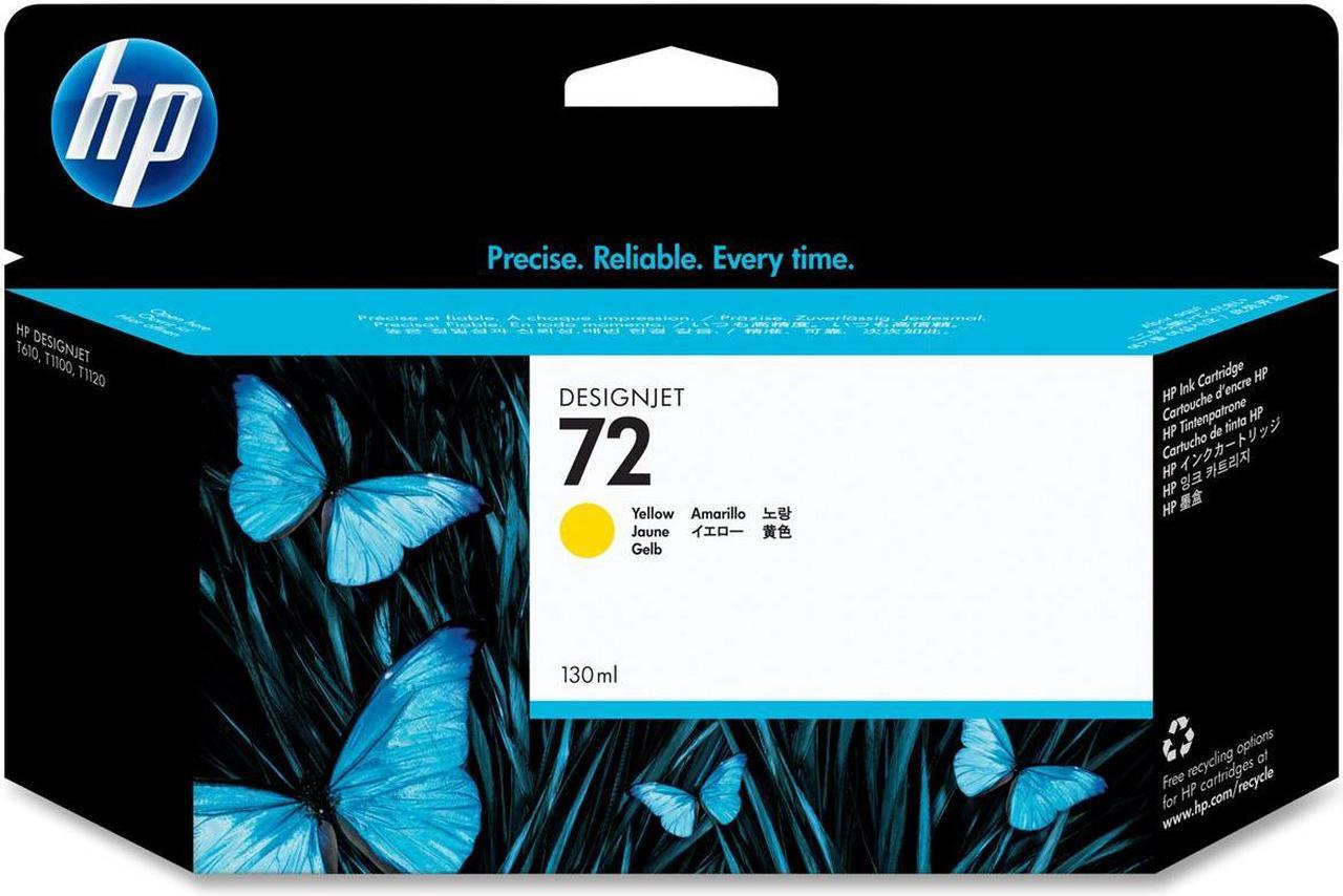 HP 72 High Yield Ink Cartridge - Yellow