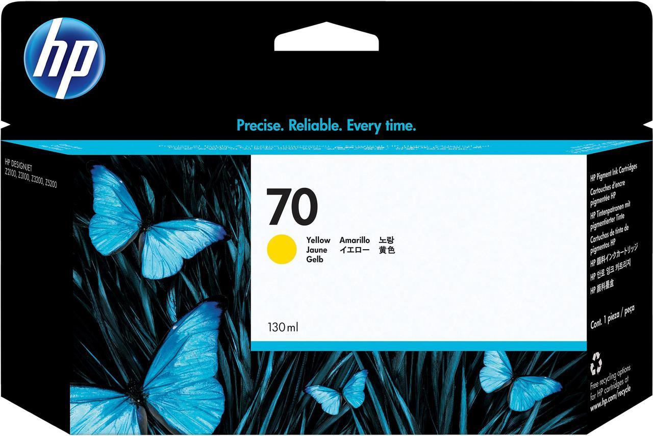 HP 70 Vivera Ink Cartridge - Yellow