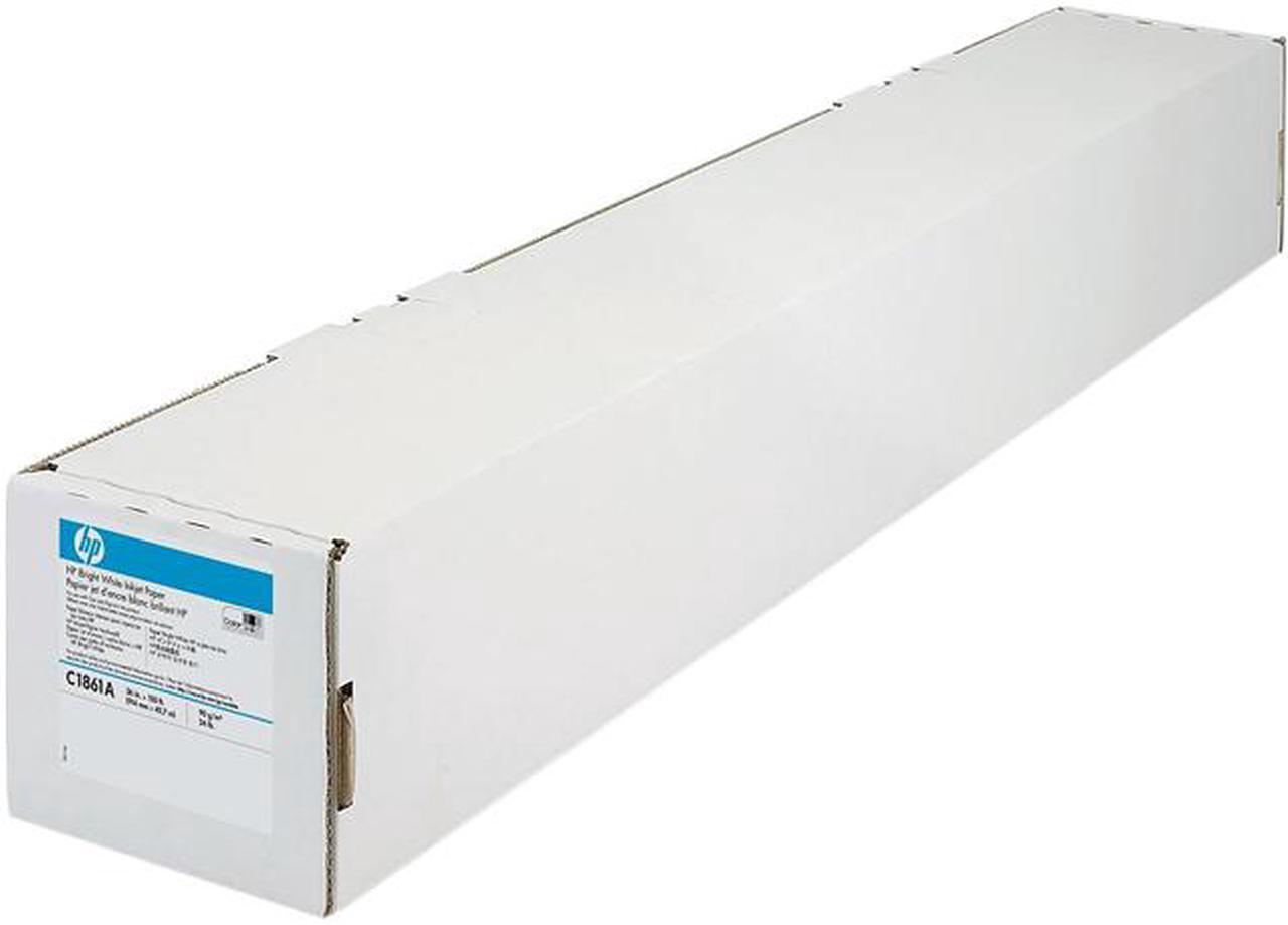 HP C1861A Bright White Inkjet Paper - 36" x 150' paper for HP designjets - 1 roll