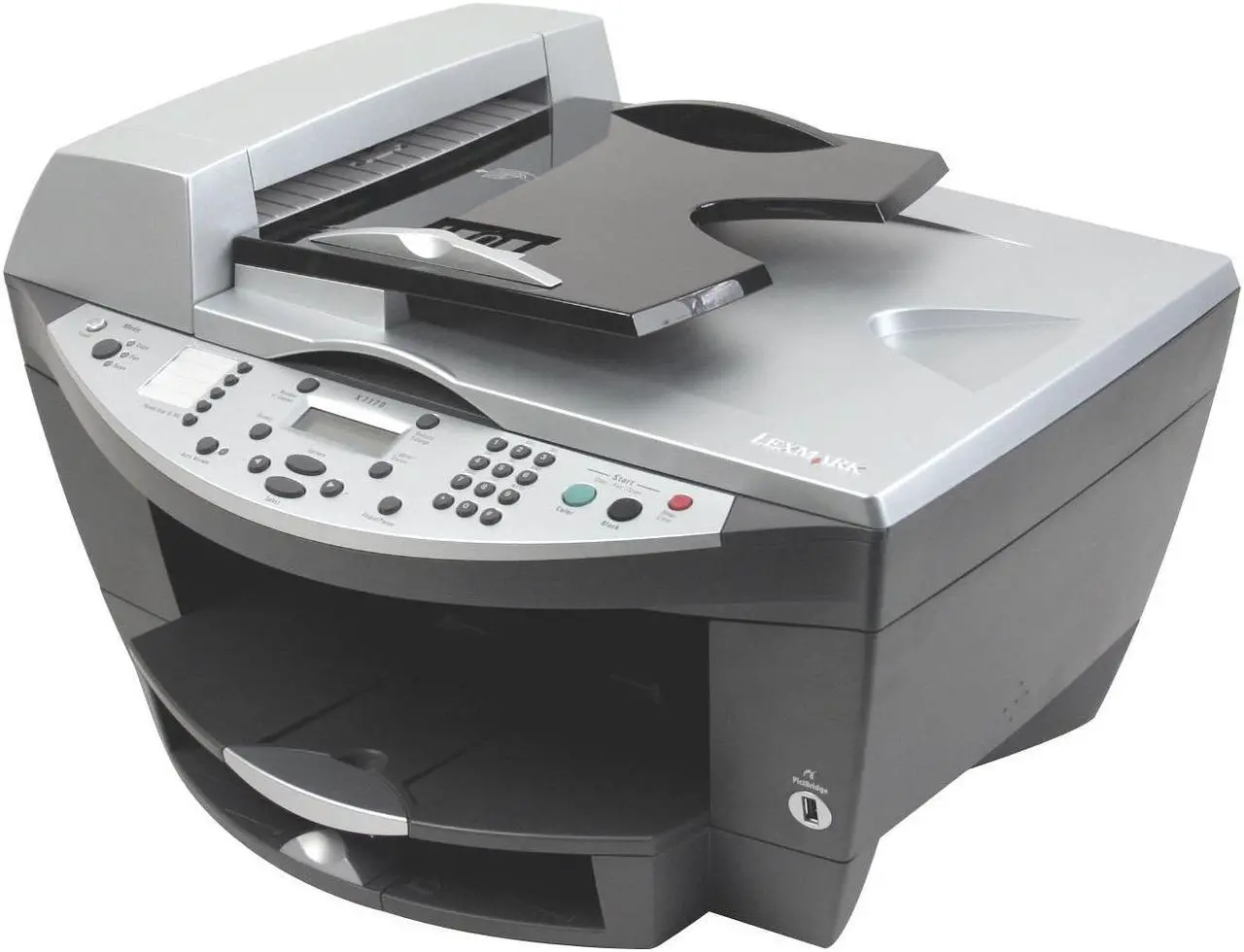 Alt view image 2 of 11 - LEXMARK X7170 21H0281 22 ppm Black Print Speed 4800 x 1200 dpi Color Print Quality Ethernet (RJ-45) / USB InkJet MFC / All-In-One Color Printer
