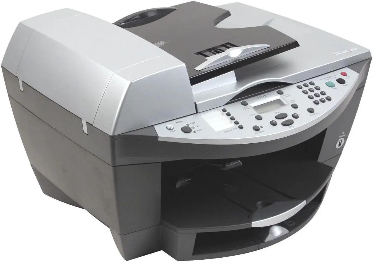 Alt view image 3 of 11 - LEXMARK X7170 21H0281 22 ppm Black Print Speed 4800 x 1200 dpi Color Print Quality Ethernet (RJ-45) / USB InkJet MFC / All-In-One Color Printer