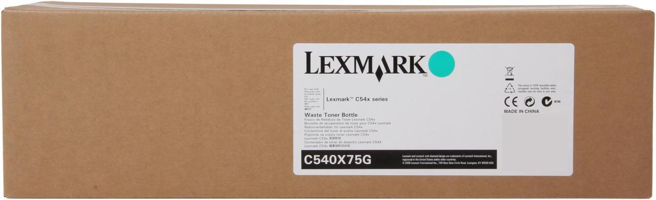 LEXMARK C540X75G Waste Toner Bottle High-Yield Waste Toner Bottle