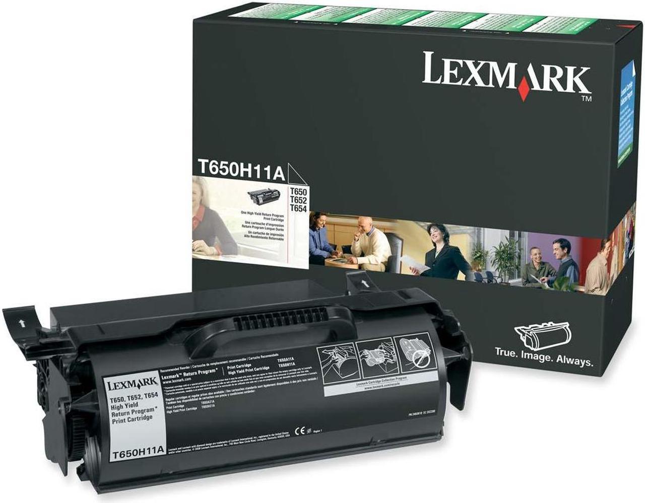 Lexmark T650H11A High Yield Return Program Toner Cartridge - Black