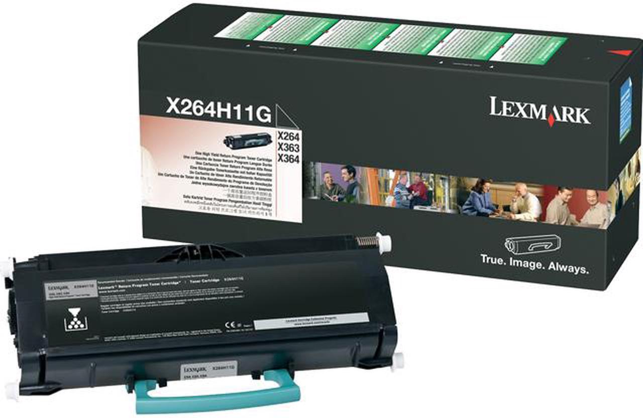 Lexmark X264H11G High Yield Return Program Toner Cartridge - Black