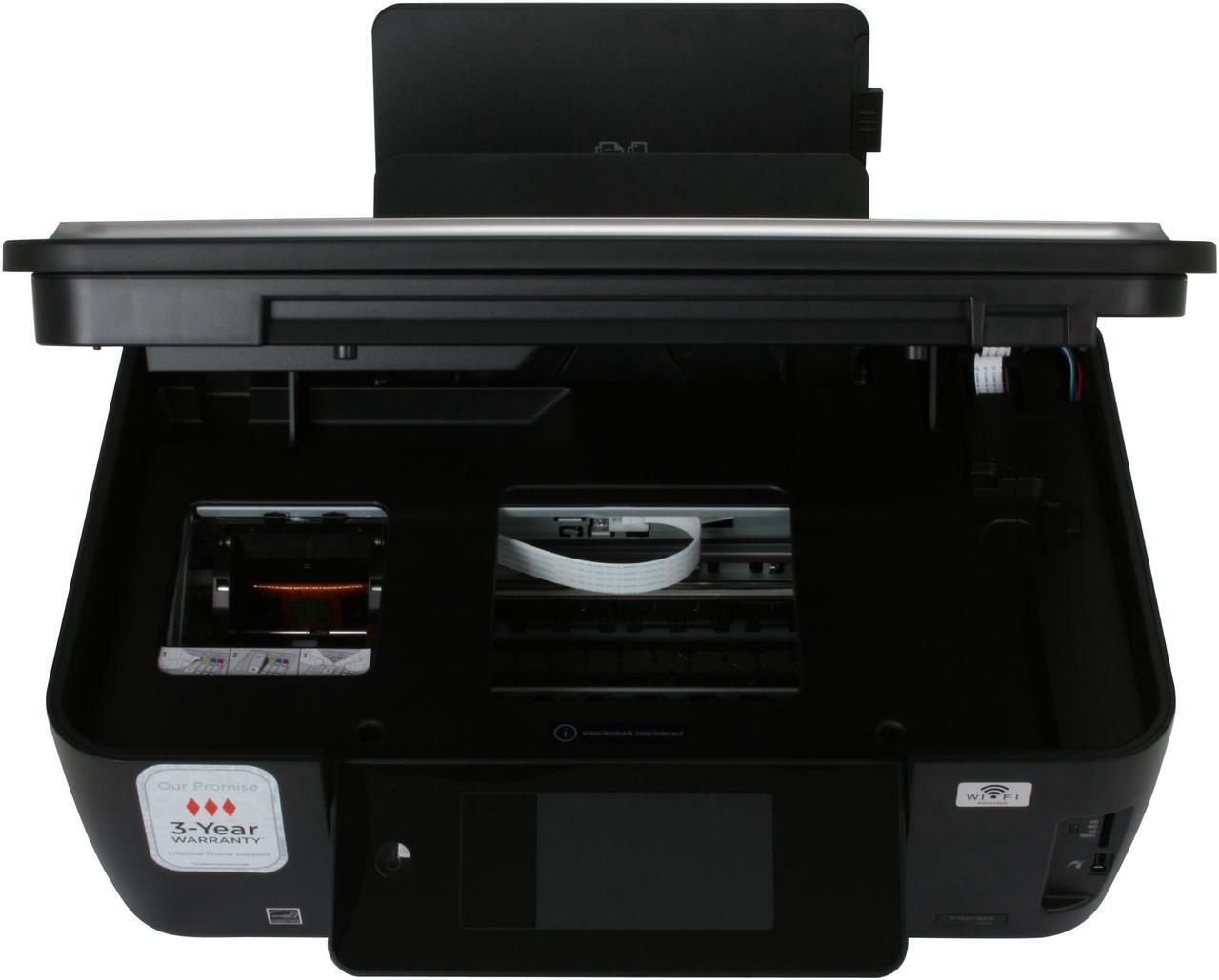 Alt view image 7 of 8 - LEXMARK Interact S605 Up to 33 ppm 4800 x 1200 dpi Wireless InkJet MFC / All-In-One Color Printer