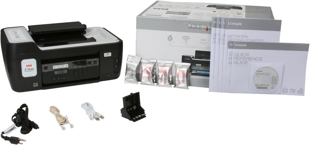 Alt view image 8 of 8 - LEXMARK Interpret S405 Up to 33 ppm Black Print Speed 4800 x 1200 dpi Color Print Quality USB / Wi-Fi Thermal Inkjet MFC / All-In-One Color Printer