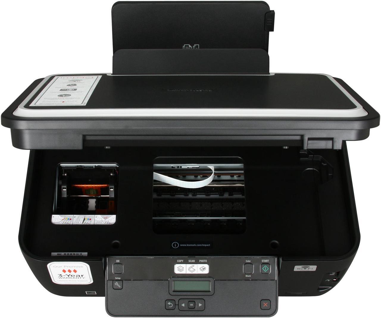 Alt view image 7 of 8 - LEXMARK Impact S305 Up to 33 ppm Black Print Speed 4800 x 1200 dpi Color Print Quality USB / Wi-Fi InkJet MFC / All-In-One Color Printer