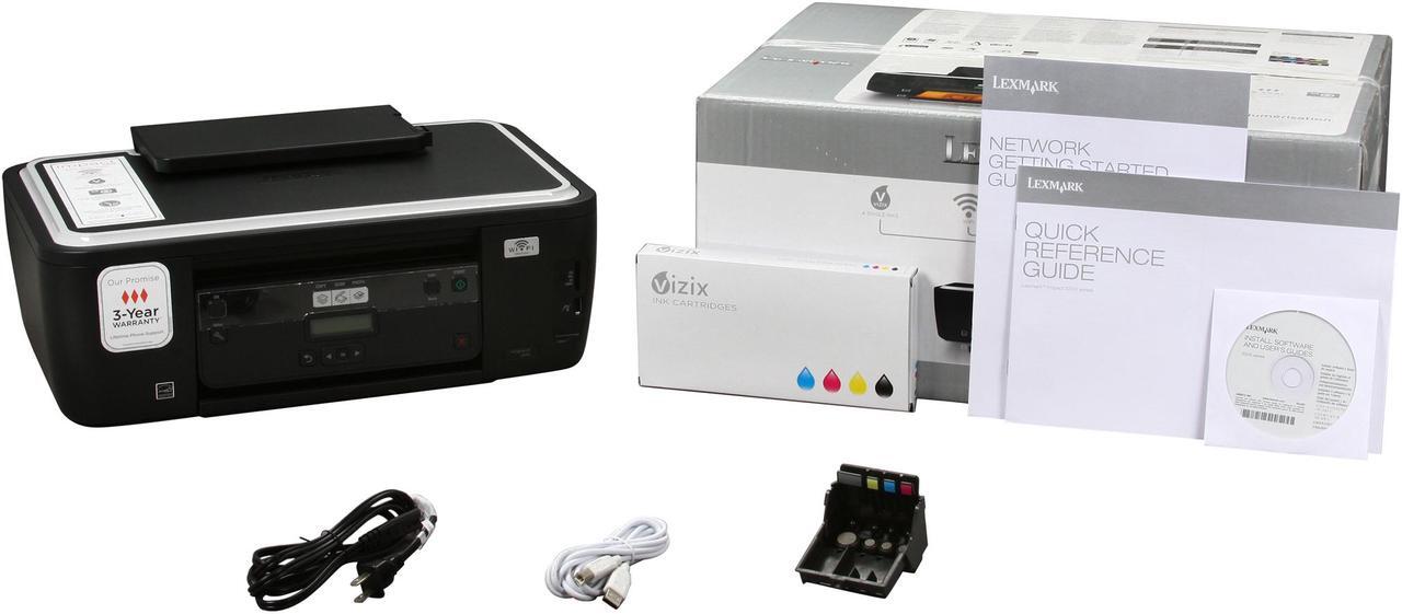 Alt view image 8 of 8 - LEXMARK Impact S305 Up to 33 ppm Black Print Speed 4800 x 1200 dpi Color Print Quality USB / Wi-Fi InkJet MFC / All-In-One Color Printer